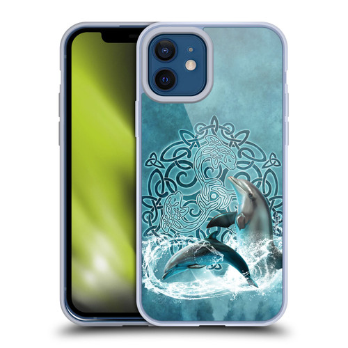 Brigid Ashwood Celtic Wisdom Dolphin Soft Gel Case for Apple iPhone 12 / iPhone 12 Pro