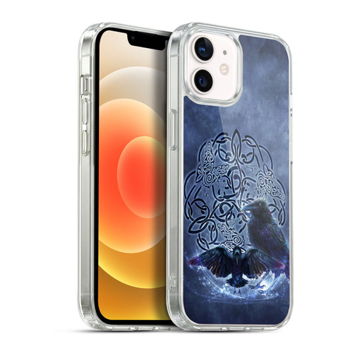 Brigid Ashwood Celtic Wisdom Raven Soft Gel Case for Apple iPhone 12 / iPhone 12 Pro & MagSafe