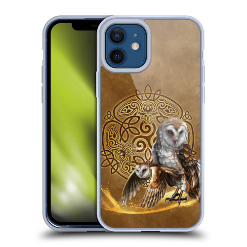 Brigid Ashwood Celtic Wisdom Owl Soft Gel Case for Apple iPhone 12 / iPhone 12 Pro