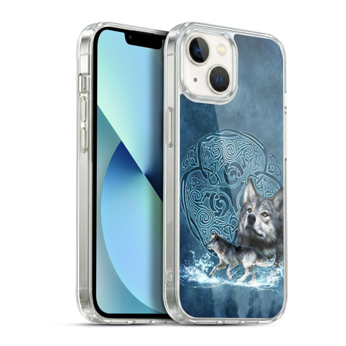 Brigid Ashwood Celtic Wisdom Wolf Soft Gel Case for Apple iPhone 13