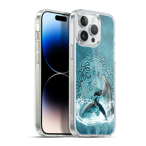 Brigid Ashwood Celtic Wisdom Dolphin Soft Gel Case for Apple iPhone 13 Pro Max