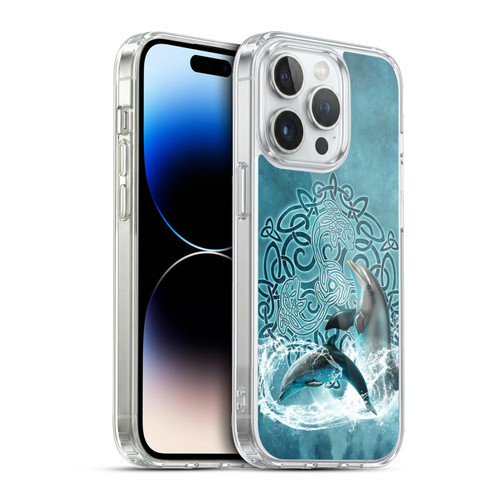 Brigid Ashwood Celtic Wisdom Dolphin Soft Gel Case for Apple iPhone 13 Pro