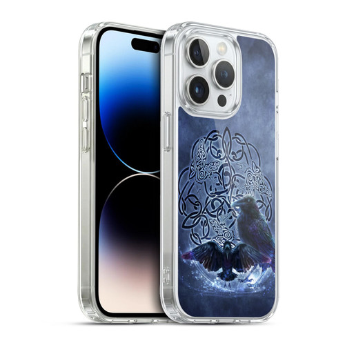 Brigid Ashwood Celtic Wisdom Raven Soft Gel Case for Apple iPhone 13 Pro