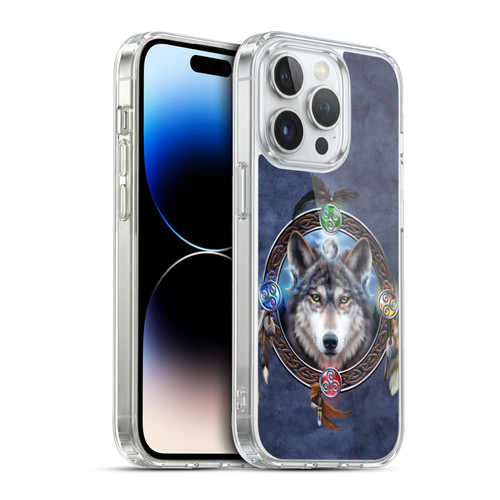 Brigid Ashwood Celtic Wisdom Wolf Guide Soft Gel Case for Apple iPhone 13 Pro