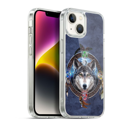 Brigid Ashwood Celtic Wisdom Wolf Guide Soft Gel Case for Apple iPhone 14