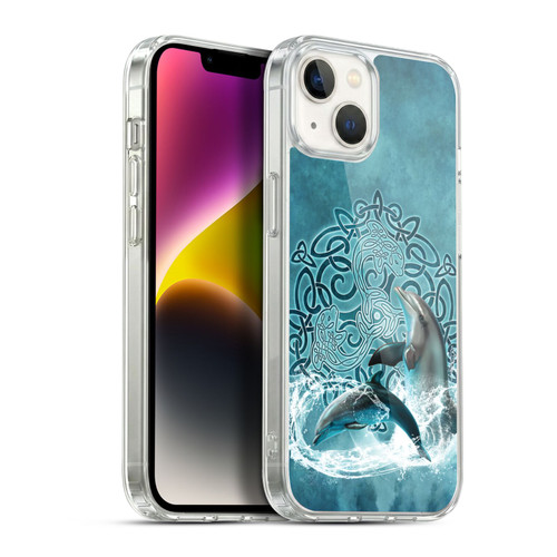 Brigid Ashwood Celtic Wisdom Dolphin Soft Gel Case for Apple iPhone 14 Plus