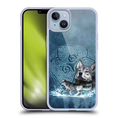 Brigid Ashwood Celtic Wisdom Wolf Soft Gel Case for Apple iPhone 14 Plus