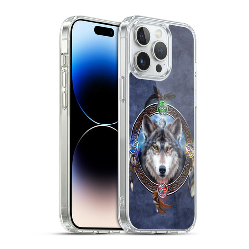 Brigid Ashwood Celtic Wisdom Wolf Guide Soft Gel Case for Apple iPhone 14 Pro Max