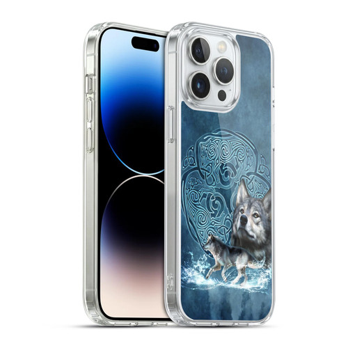 Brigid Ashwood Celtic Wisdom Wolf Soft Gel Case for Apple iPhone 14 Pro Max