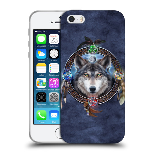 Brigid Ashwood Celtic Wisdom Wolf Guide Soft Gel Case for Apple iPhone 5 / 5s / iPhone SE 2016