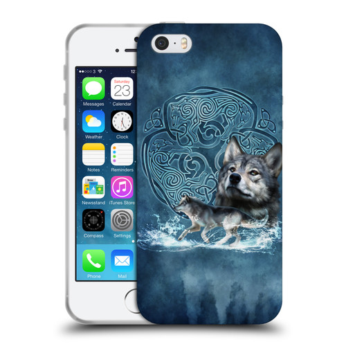 Brigid Ashwood Celtic Wisdom Wolf Soft Gel Case for Apple iPhone 5 / 5s / iPhone SE 2016