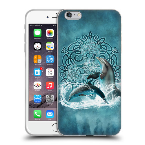 Brigid Ashwood Celtic Wisdom Dolphin Soft Gel Case for Apple iPhone 6 Plus / iPhone 6s Plus