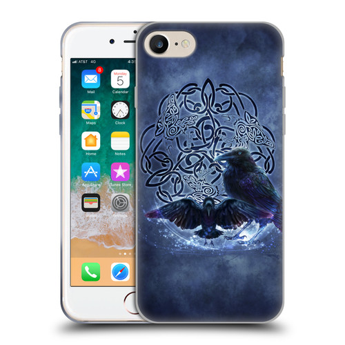 Brigid Ashwood Celtic Wisdom Raven Soft Gel Case for Apple iPhone 7 / 8 / SE 2020 & 2022