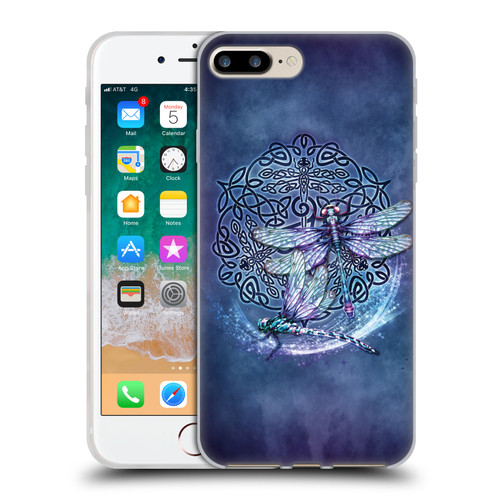Brigid Ashwood Celtic Wisdom Dragonfly Soft Gel Case for Apple iPhone 7 Plus / iPhone 8 Plus