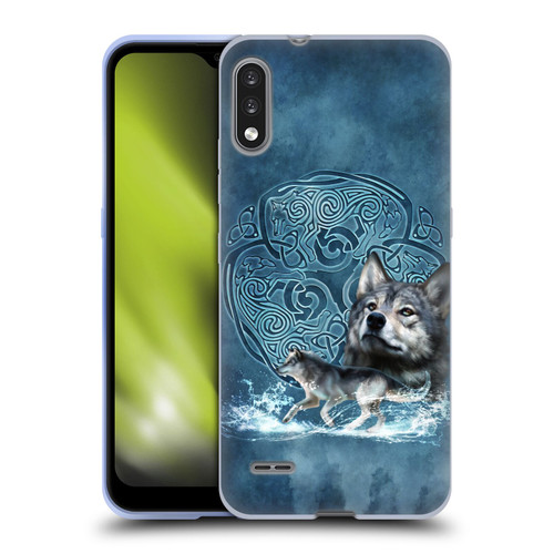Brigid Ashwood Celtic Wisdom Wolf Soft Gel Case for LG K22