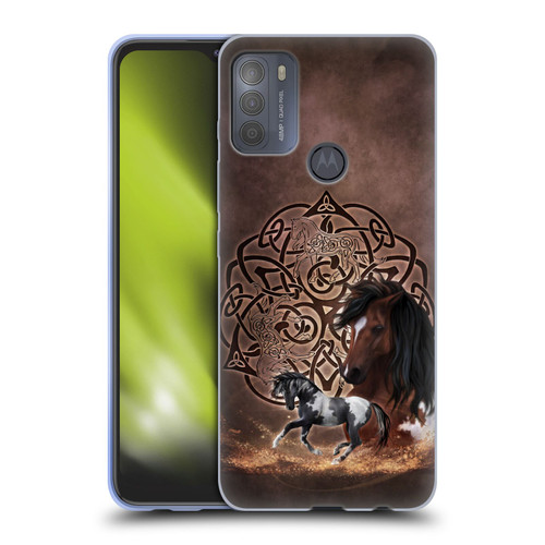 Brigid Ashwood Celtic Wisdom Horse Soft Gel Case for Motorola Moto G50