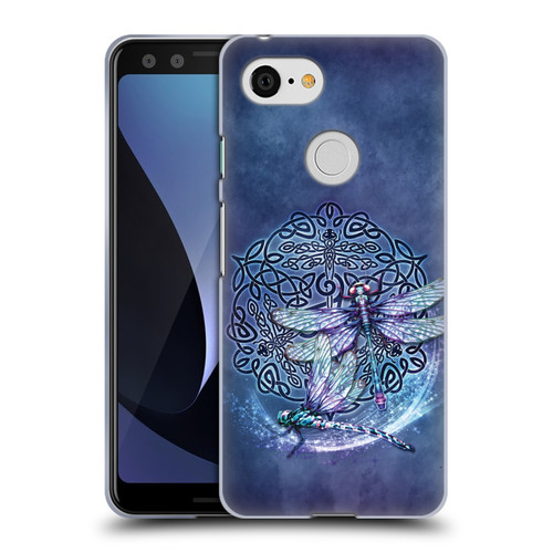 Brigid Ashwood Celtic Wisdom Dragonfly Soft Gel Case for Google Pixel 3