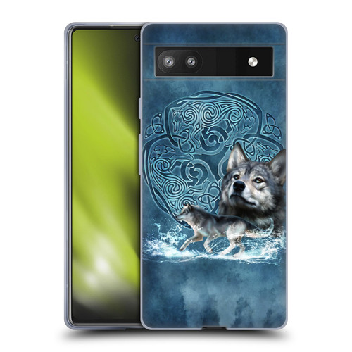 Brigid Ashwood Celtic Wisdom Wolf Soft Gel Case for Google Pixel 6a