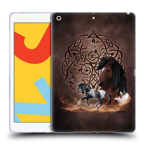 Brigid Ashwood Celtic Wisdom Horse Soft Gel Case for Apple iPad 10.2 2019/2020/2021