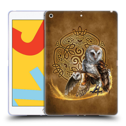 Brigid Ashwood Celtic Wisdom Owl Soft Gel Case for Apple iPad 10.2 2019/2020/2021