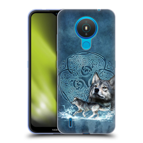 Brigid Ashwood Celtic Wisdom Wolf Soft Gel Case for Nokia 1.4