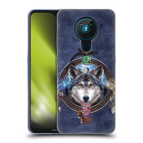 Brigid Ashwood Celtic Wisdom Wolf Guide Soft Gel Case for Nokia 5.3