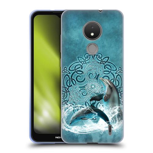 Brigid Ashwood Celtic Wisdom Dolphin Soft Gel Case for Nokia C21