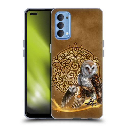 Brigid Ashwood Celtic Wisdom Owl Soft Gel Case for OPPO Reno 4 5G