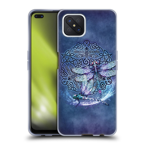 Brigid Ashwood Celtic Wisdom Dragonfly Soft Gel Case for OPPO Reno4 Z 5G