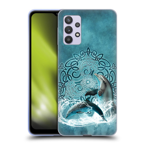 Brigid Ashwood Celtic Wisdom Dolphin Soft Gel Case for Samsung Galaxy A32 5G / M32 5G (2021)