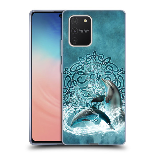 Brigid Ashwood Celtic Wisdom Dolphin Soft Gel Case for Samsung Galaxy S10 Lite