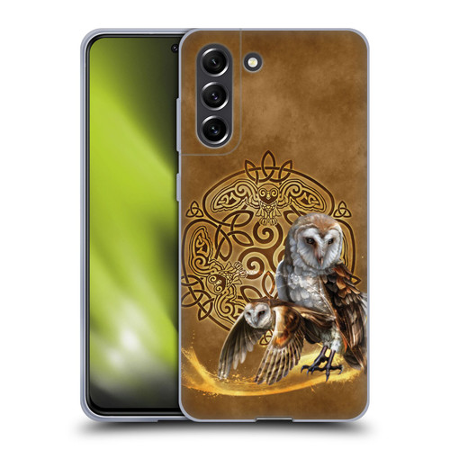 Brigid Ashwood Celtic Wisdom Owl Soft Gel Case for Samsung Galaxy S21 FE 5G