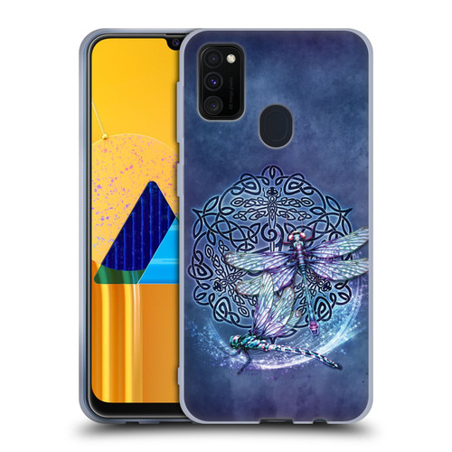 Brigid Ashwood Celtic Wisdom Dragonfly Soft Gel Case for Samsung Galaxy M30s (2019)/M21 (2020)