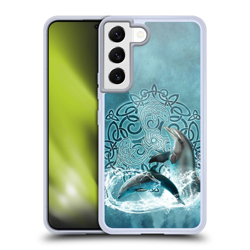 Brigid Ashwood Celtic Wisdom Dolphin Soft Gel Case for Samsung Galaxy S22 5G