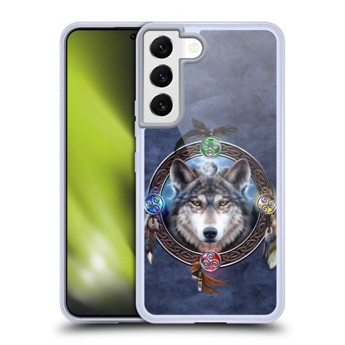 Brigid Ashwood Celtic Wisdom Wolf Guide Soft Gel Case for Samsung Galaxy S22 5G