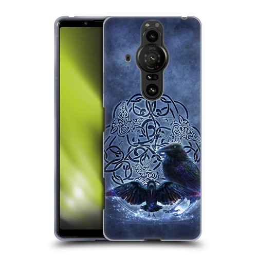 Brigid Ashwood Celtic Wisdom Raven Soft Gel Case for Sony Xperia Pro-I