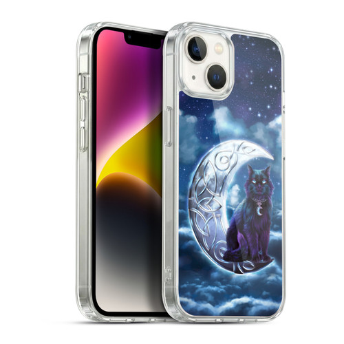 Brigid Ashwood Celtic Wisdom 2 Black Cat Soft Gel Case for Apple iPhone 14 Plus & MagSafe