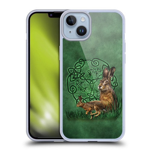 Brigid Ashwood Celtic Wisdom 2 Hare Soft Gel Case for Apple iPhone 14 Plus