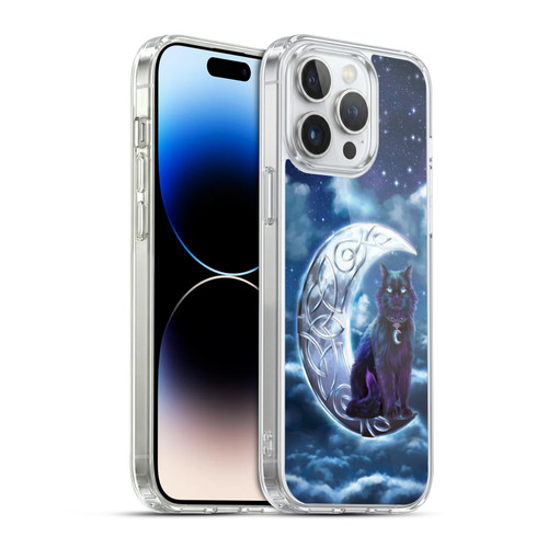 Brigid Ashwood Celtic Wisdom 2 Black Cat Soft Gel Case for Apple iPhone 14 Pro Max & MagSafe