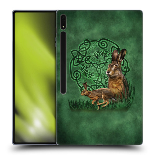 Brigid Ashwood Celtic Wisdom 2 Hare Soft Gel Case for Samsung Galaxy Tab S8 Ultra