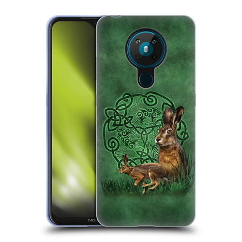 Brigid Ashwood Celtic Wisdom 2 Hare Soft Gel Case for Nokia 5.3
