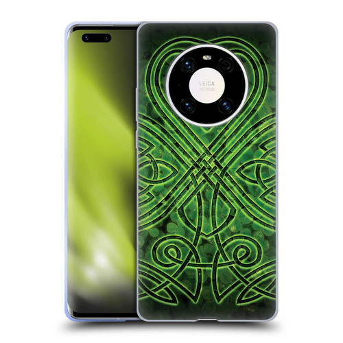 Brigid Ashwood Celtic Wisdom 3 Irish Shamrock Soft Gel Case for Huawei Mate 40 Pro 5G