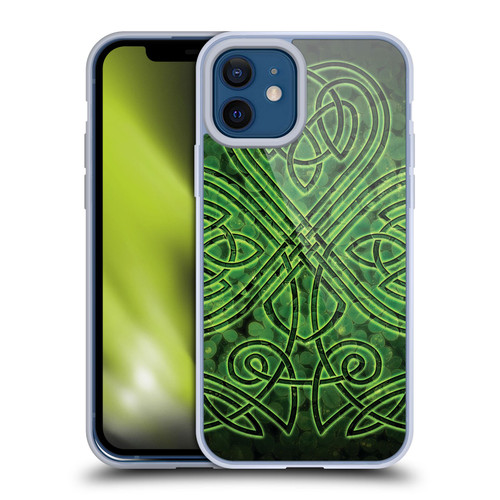 Brigid Ashwood Celtic Wisdom 3 Irish Shamrock Soft Gel Case for Apple iPhone 12 / iPhone 12 Pro