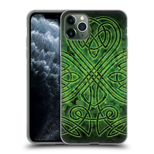 Brigid Ashwood Celtic Wisdom 3 Irish Shamrock Soft Gel Case for Apple iPhone 11 Pro Max