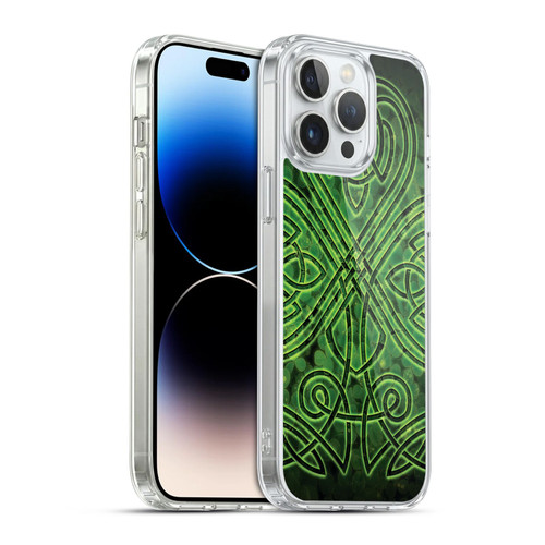 Brigid Ashwood Celtic Wisdom 3 Irish Shamrock Soft Gel Case for Apple iPhone 14 Pro Max