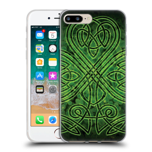 Brigid Ashwood Celtic Wisdom 3 Irish Shamrock Soft Gel Case for Apple iPhone 7 Plus / iPhone 8 Plus