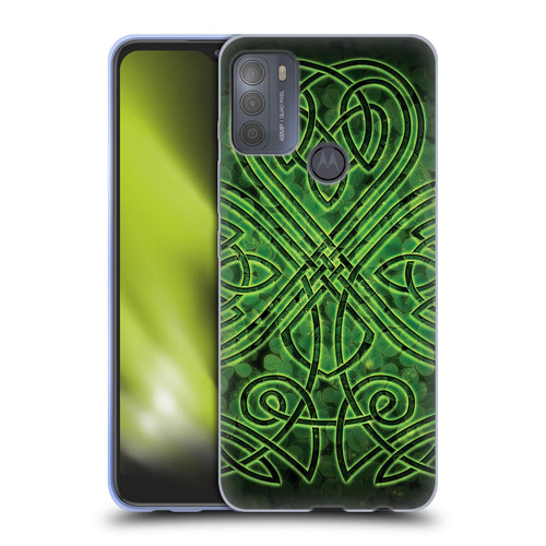 Brigid Ashwood Celtic Wisdom 3 Irish Shamrock Soft Gel Case for Motorola Moto G50