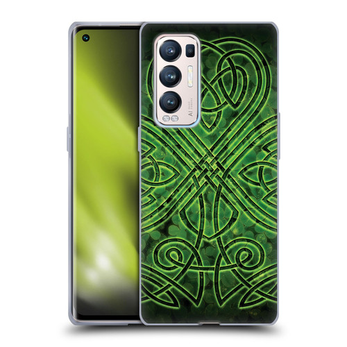 Brigid Ashwood Celtic Wisdom 3 Irish Shamrock Soft Gel Case for OPPO Find X3 Neo / Reno5 Pro+ 5G
