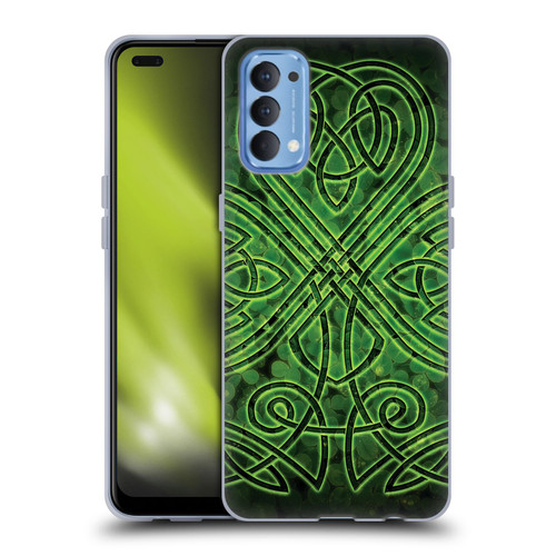 Brigid Ashwood Celtic Wisdom 3 Irish Shamrock Soft Gel Case for OPPO Reno 4 5G