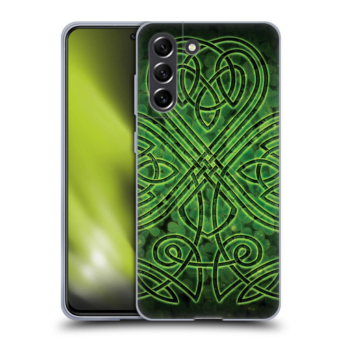 Brigid Ashwood Celtic Wisdom 3 Irish Shamrock Soft Gel Case for Samsung Galaxy S21 FE 5G